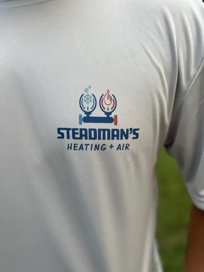 Steadman's Heating + Air team shirt